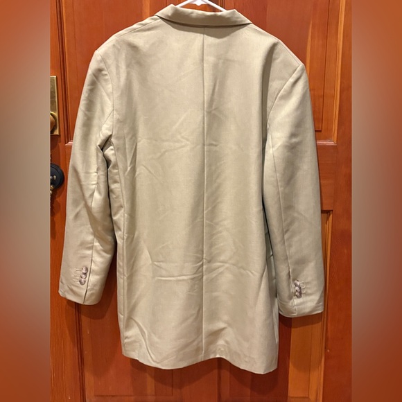 Topshop Tailored Dad Blazer Dress in Sage - Picture 17 of 17